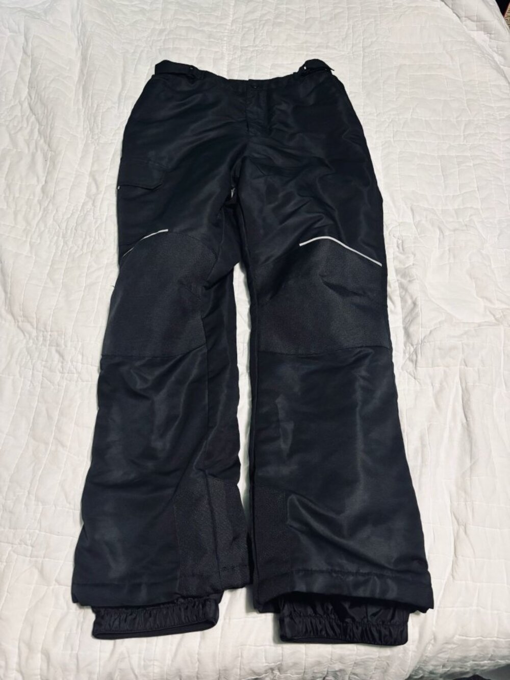 SwissTech Black Snow Pants XL (14-16) Insulated Winter Outdoor Wear